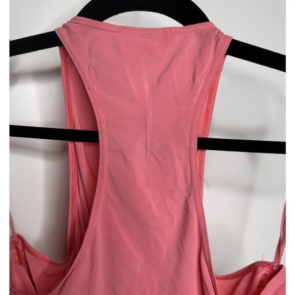 A.L.C. Ruched Adley Ruched Viscose Tank Top Racerback Womens Pink Size Small - Picture 7 of 7